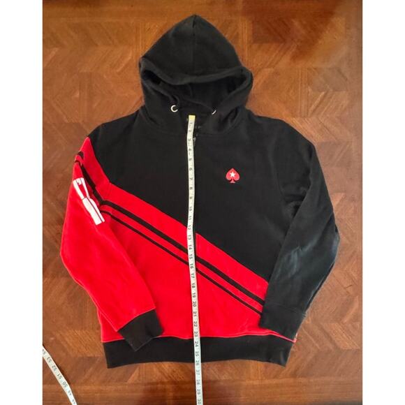 RARE - PokerStars SCOOP 2020 “I’m In” Zip Hoodie Sunday Million Black Red Sz L - Picture 4 of 16
